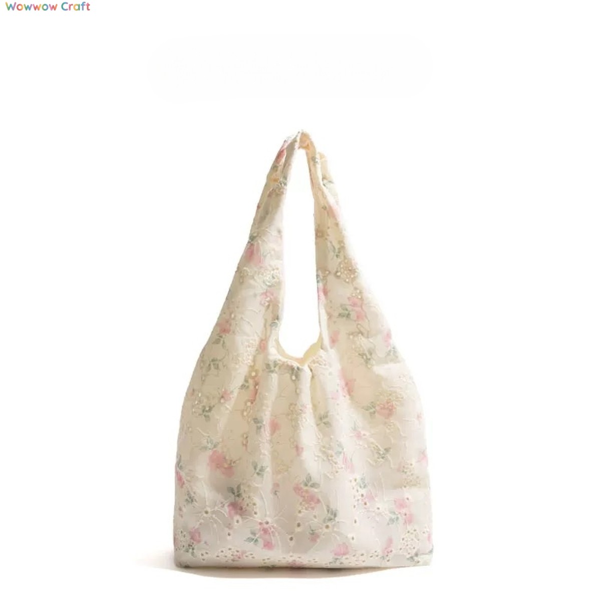 Shoulder Bags,Totes,Simple Floral Pink Gentle Style Shoulder Bag - Simple Tote Bag